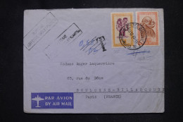 CONGO BELGE - Enveloppe De Costermansville Pour La France En 1949 Avec Cachet De Surtaxe Aérienne Insuffisant - L 147293 - Cartas & Documentos