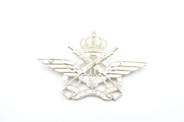 Militaria - INSIGNIA : Cap Badge Kepie : Luchtmacht Onderofficier Para Force Protection & Predecessors - België Belgium - Andere & Zonder Classificatie