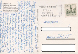 Yugoslavia, Belgrade, Flam, Zip Code Is Part Of Address - Brieven En Documenten