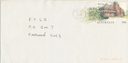 Australia Postal Stationery Cover Henleybeach 30-8-1989 Woodbridge 39 C. (brown Stain Obove The Postmark) - Postal Stationery