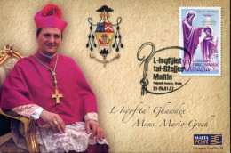 77909 Malta, Stationery Card With Special Postmark 2007 Mons. Mario Grech Archbishop Of Malta And Gozo - Malta