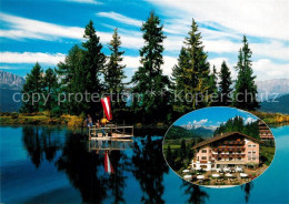 73157926 St Johann Pongau Dorfhotel Tannenhof Floss See Natur Alpen Lansersee - Autres & Non Classés