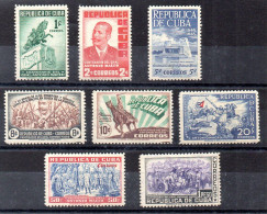 Cuba Serie Nº Yvert 304/11 * - Unused Stamps