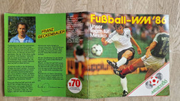 Fussball-WM '86 - Unser Team Fur Mexiko - Mexico 1986 - Ferrero Frankfurt - Complete - German Album - Hanuta - Duplo - Otros & Sin Clasificación