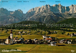 73156971 Going Wilden Kaiser Tirol Fliegeraufnahme Going Am Wilden Kaiser - Autres & Non Classés