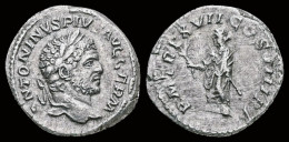 Caracalla AR Denarius Caracalla Standing Left - Die Severische Dynastie (193 / 235)