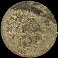 LaZooRo: Switzerland SAINT GALL 1/2 Kreuzer 1813 K VF - Silver - Monnaies Cantonales