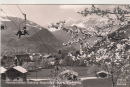 D5240) SCHRUNS - Kapellalpe - Vorarlberg - HOCHJOCHBAHN Sessellift - Häuser Kirche - Schruns