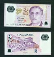 SINGAPORE - 2016 2 Dollars UNC - Singapur