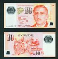 SINGAPORE - 2017 10 Dollars UNC - Singapour