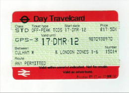 Day Travelcard Londre - Europa