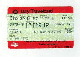 Day Travelcard Londre - Europe