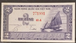 South Vietnam Viet Nam 2 Dong UNC Banknote Note 1955 - Pick # 12 - Vietnam