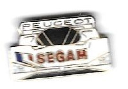 Pin's  Ville, Automobile  PEUGEOT  905 ? GARAGE  SEGAM  à  SENS  ( 89 ) - Peugeot