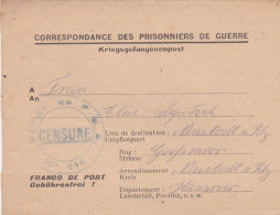 4813 164  Kriegsgefangenenpost Brief 25.5,47?von Lager 114 Lorient (Fr.) Nach Neustadt Am Rüberberge - Oorlog 1939-45