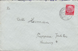 Deutsches Reich MÄHRISCH SCHÖNBERG (Šumperk) 1941 Cover Brief TROPPAU Hindenburg Stamp - Sudetenland