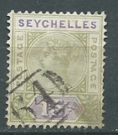 SEYCHELLES - Yvert N° 15 Oblitéré - Pa 26013 - Seychellen (...-1976)