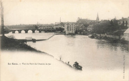 La Suze Sur Sarthe * Vue Du Pont Du Chemin De Fer - La Suze Sur Sarthe