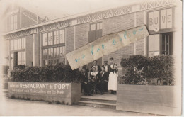 LA ROCHELLE - Buffet - Buvette - Allez Au Restaurant Du Port ( Carte Photo ) - La Rochelle