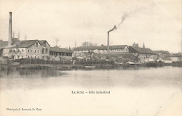 La Suze Sur Sarthe * Vue Du Village , Côté Industriel * Cheminée Usine - La Suze Sur Sarthe