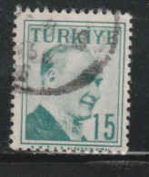 TURQUIE 891 // YVERT 1395 // 1957-58 - Gebruikt