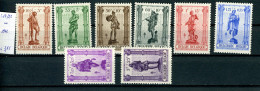 Belgique   N° 615/22 Xx    Les Métiers Statuettes Du Sablon - Unused Stamps