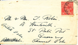 Australia Cover Sent To Guernsey Single Franked - Lettres & Documents