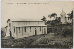 C. P. A. : Vanuatu : NOUVELLES HEBRIDES : Eglise Catholique De PORT VILA, En 1920 - Vanuatu