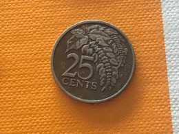Münze Münzen Umlaufmünze Trinidad & Tobago 25 Cents 1980 - Trinidad Y Tobago
