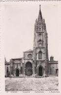 POSTCARD SPAIN ESPAÑA  - OVIEDO - CATEDRAL - OLD CAR - CLASSIC CAR - Asturias (Oviedo)