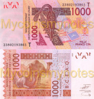 West African States, TOGO, 1000 Francs, 2023, Code T, Pick New, UNC - États D'Afrique De L'Ouest