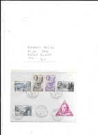 MONACO N° 295/300 OBL 1ER JUIN 1946 ROOSEVELT - Covers & Documents