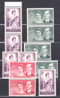 A5613  AUSTRALIA 1954, SG 272-4  Royal Visit, Small Lot Of MNH Stamps - Neufs