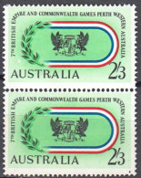 A1263 AUSTRALIA 1962, SG 347  Commonwealth Games, MNH Pair - Ungebraucht