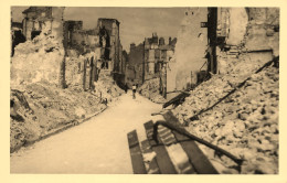 Orléans * Carte Photo * Juin 1940 , Rue Du Cheval Rouge * Bombardements WW2 Guerre 39/45 War - Orleans