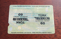 TURKEY - ALCATEL - N-0118 - CHILDREN ASSOC. - MAJOR ERROR - BACK PRINTED ON FRONT - Turquie