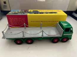 LEYLAND OCTOPUS FLAT TRUCK Avec CHAINES - DINKY ATLAS - ETAT NEUF En BOITE - Dinky