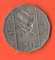 Australia 50 Cents Weary Dunlop 1995 Nickel Coin - 50 Cents