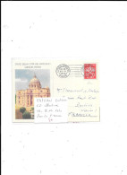 VATICAN ENTIER CP ILLUSTREE OBL 28.11.1960 POUR LA FRANCE - Covers & Documents