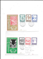 VATICAN N° 422/27 OBL SUR FDC ILLUSTREES ESCLAVES - Cartas & Documentos