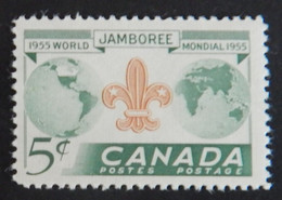 CANADA YT 283 NEUF**MNH" SCOUTISME" ANNÉE 1955 - Unused Stamps