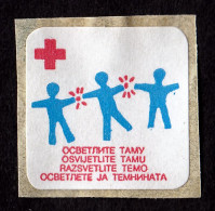 Yugoslavia 1991 Red Cross Croix Rouge Rotes Kreuz Tax Charity Surcharge Self Adhesive Stamp MNH - Strafport