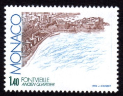:-) MONACO 1982 YT N°1324,1325,1326 NEUF**Quartier De Fontvieille " - Unused Stamps