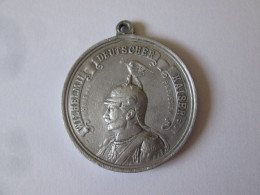 German Imperial Military Maneuver Aluminium Medal 1909/Kaiser Manover 1909,diameter=37 Mm - Duitsland