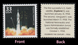 USA 1999 MiNr. 3126 Celebrate The Century 1950s  Space Launch  Satellite (1958) NASA 1v MNH ** 0,80 € - Nordamerika