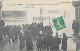 CHALON-s-SAONE - Inondations Des 24 & 25 Janvier 1910 - Le Port Villiers - Overstromingen