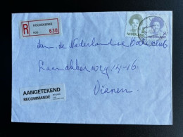 NETHERLANDS 1996 REGISTERED LETTER KOUDEKERKE TO VIANEN 1?-09-1996 NEDERLAND AANGETEKEND - Cartas & Documentos