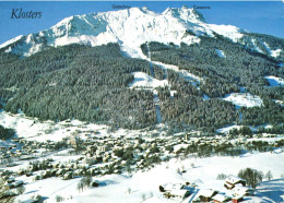 SWITZERLAND, GRISONS, KLOSTERS, MOUNTAIN, FOREST, SNOW, WINTER - Klosters