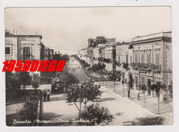 SALUTI DA BERNALDA - CORSO UMBERTO I F/GRANDE  VIAGGIATA  195?  ANIMAZIONE - Matera