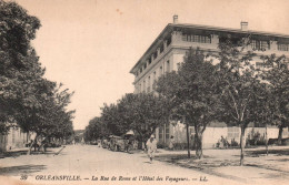 Algérie - ORLEANSVILLE (Chlef) - Rue De Rome - Hôtel Des Voyageurs - Collezioni E Lotti